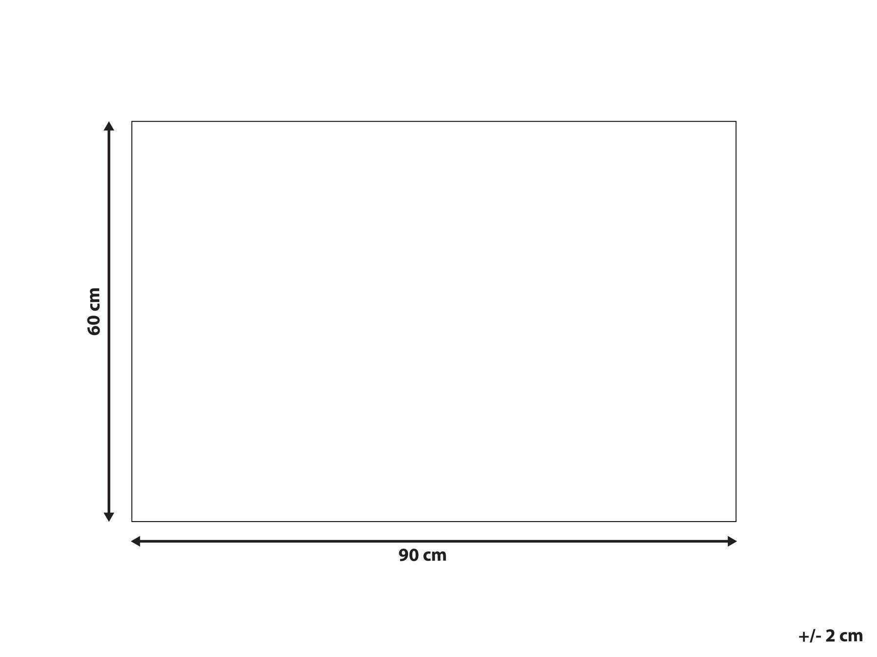 Beliani Tappetino da Ingresso en Fibra di Cocco Classico BALANAN  
