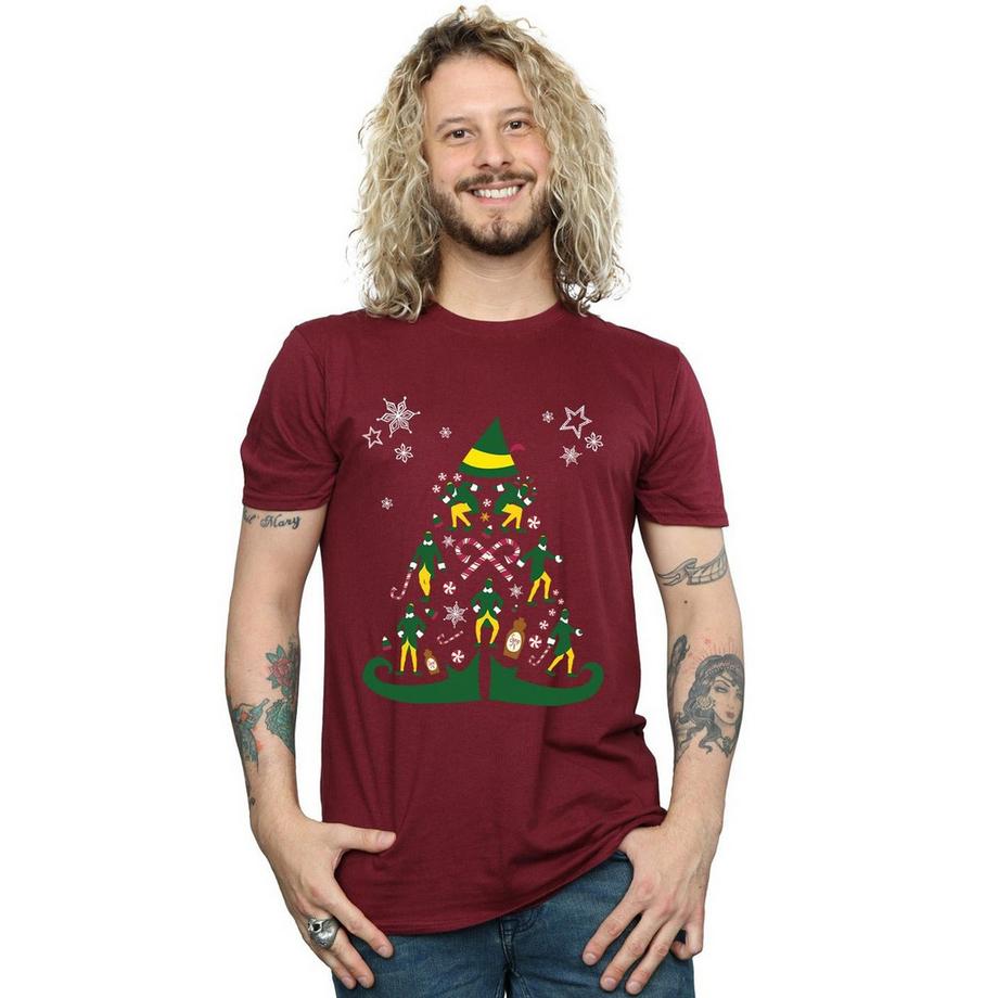 Elf Weihnachtsbaum T-Shirt  