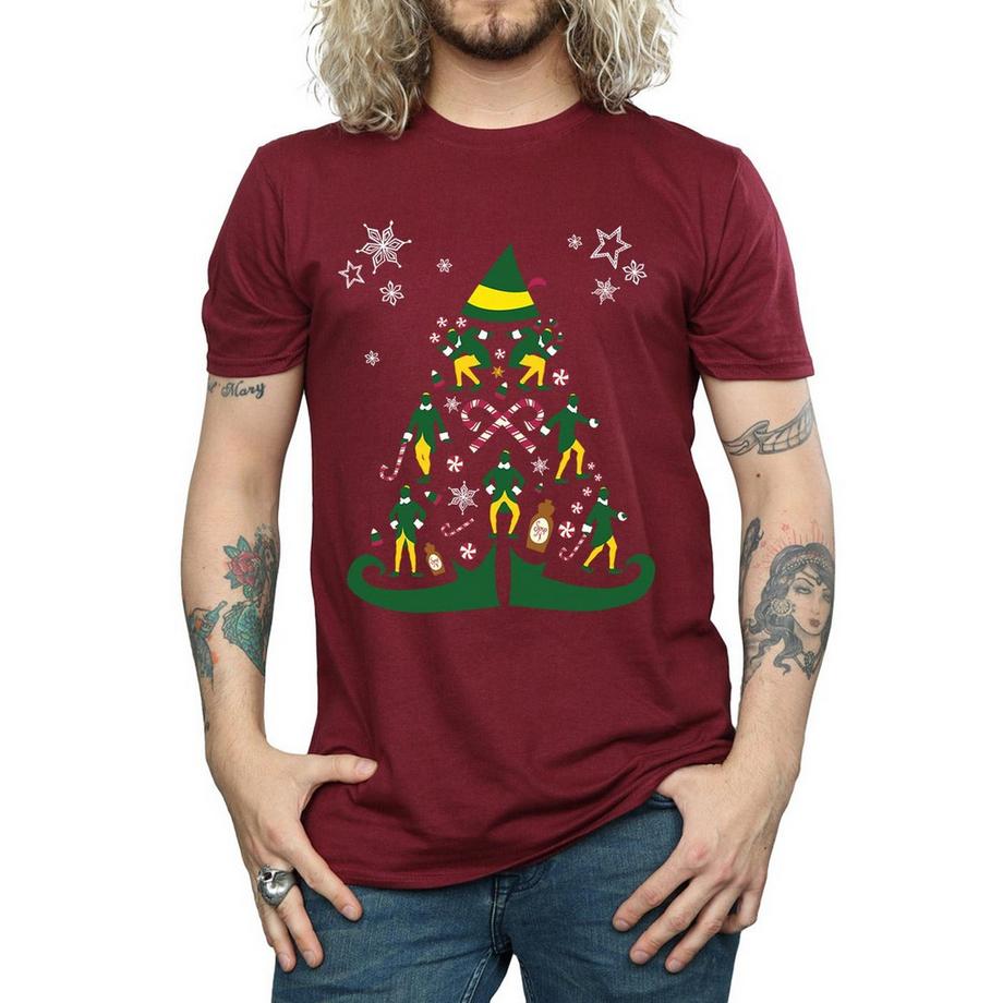 Elf Weihnachtsbaum T-Shirt  