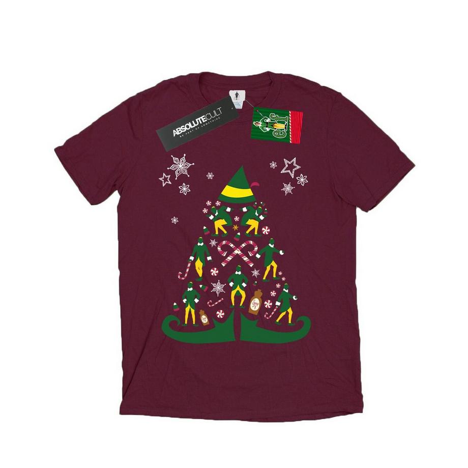 Elf Weihnachtsbaum T-Shirt  