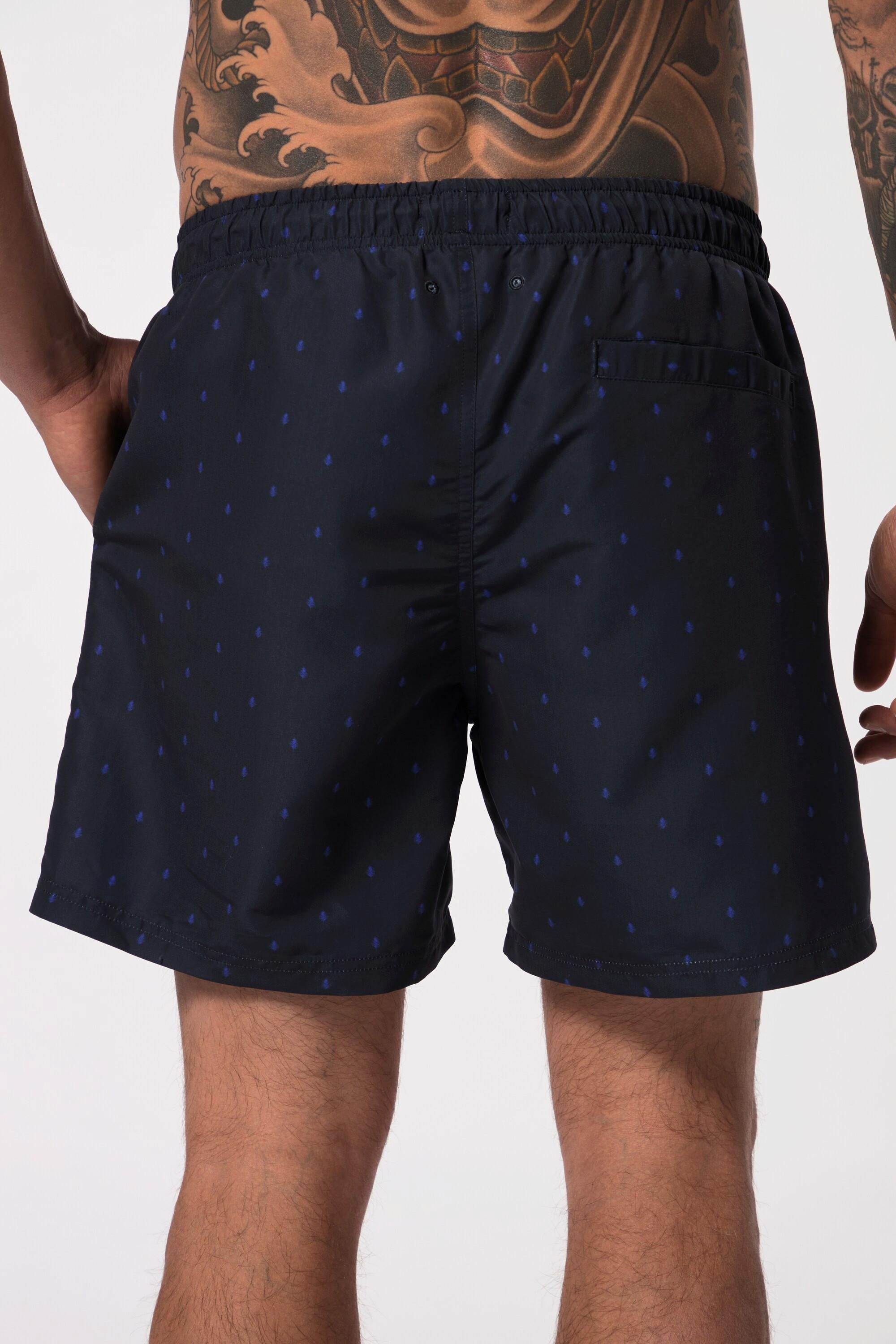 JP1880  Shorts da mare con cintura elastica e stampa minimalista 