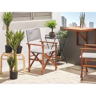 Beliani Lot de 2 chaises de jardin en Tissu Moderne CINE  