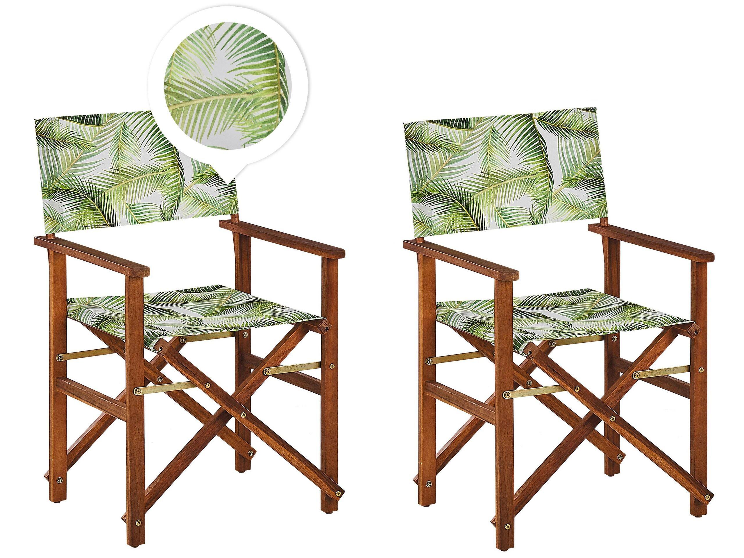 Beliani Lot de 2 chaises en Polyester Moderne CINE  