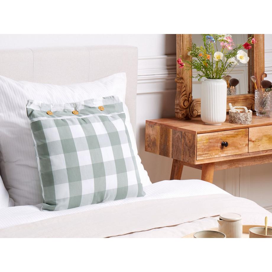 Beliani Dekokissen aus Polyester Rustikal TAMNINE  