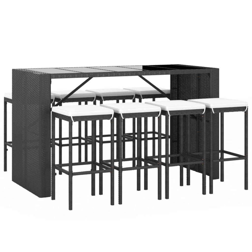 VidaXL Gartenbar set poly-rattan  