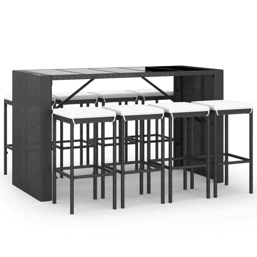 VidaXL Gartenbar set poly-rattan  