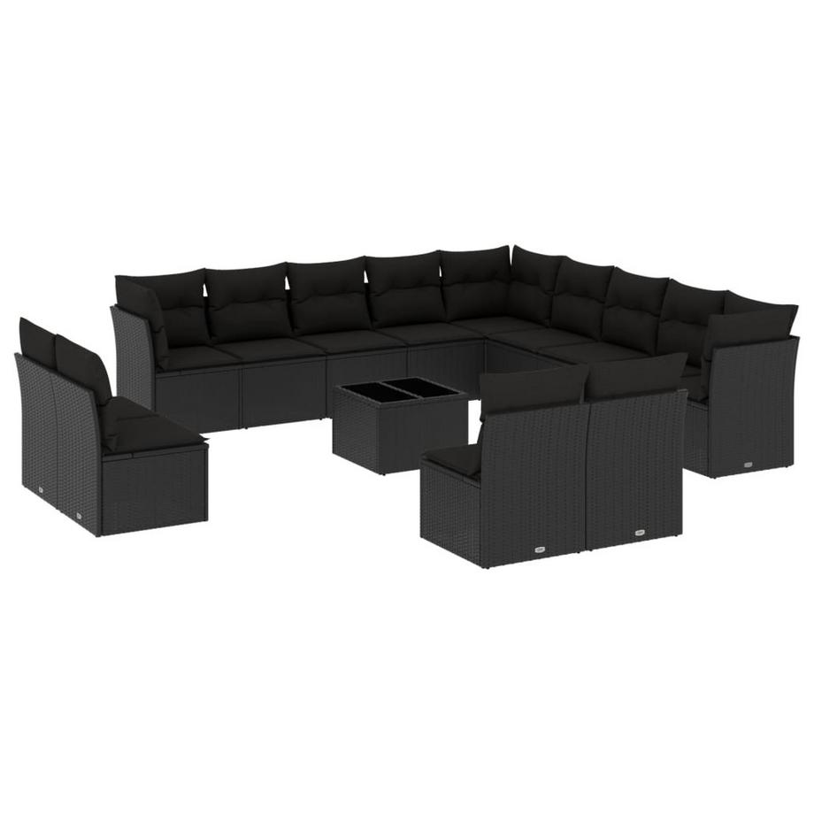 set divano da giardino Polirattan