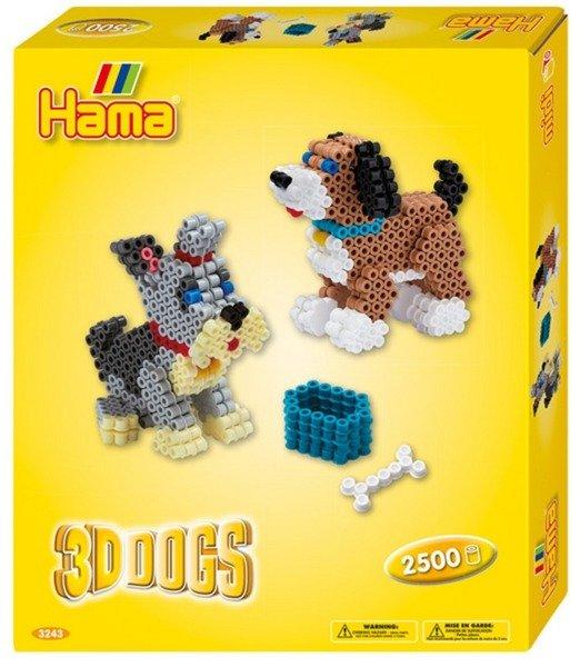 hama  HAMA Bügelperlen Set Midi G1013243-0 3D Hunde 