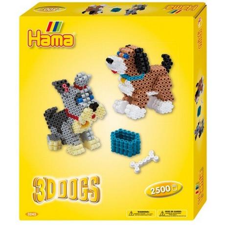 hama  HAMA Bügelperlen Set Midi G1013243-0 3D Hunde 