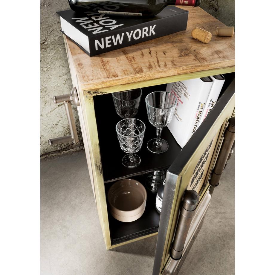 mutoni Beistelltisch Twin Gold 43x43 (2-er Set)  