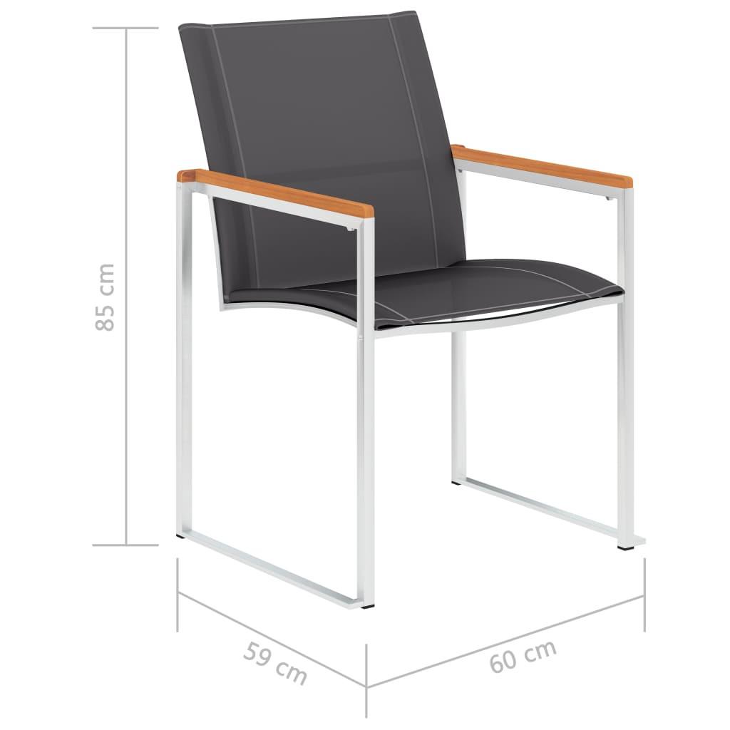 VidaXL Gartenstuhl akazienholz  