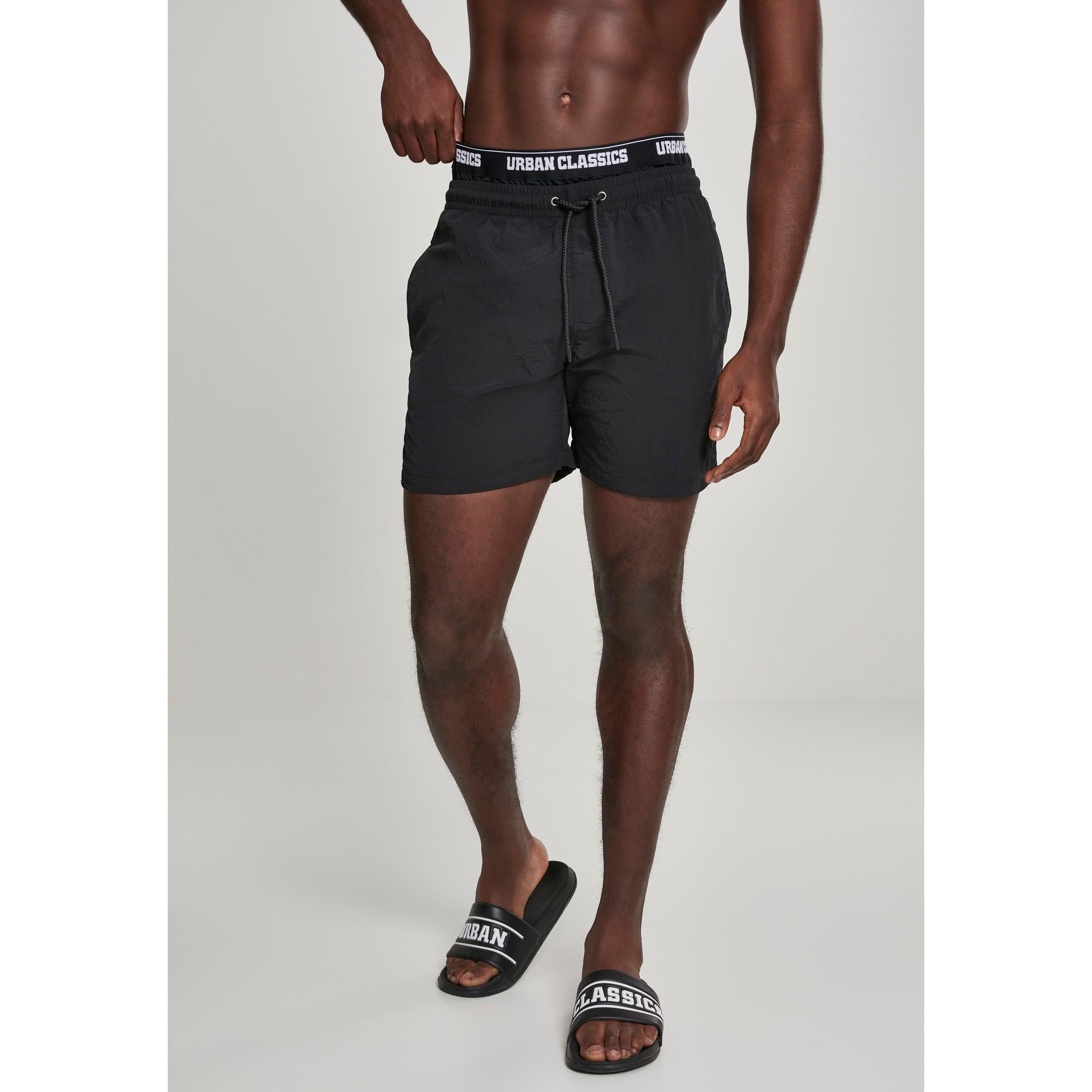 URBAN CLASSICS Zwei in einem Schwimmshorts  