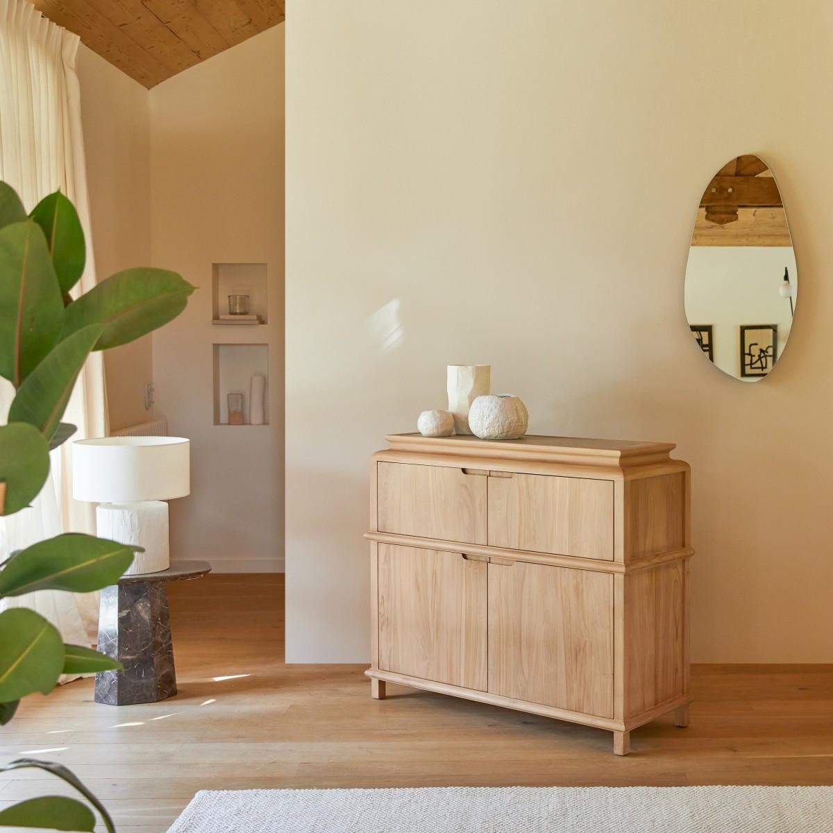 Tikamoon Credenza in legno di teak massello Achille  