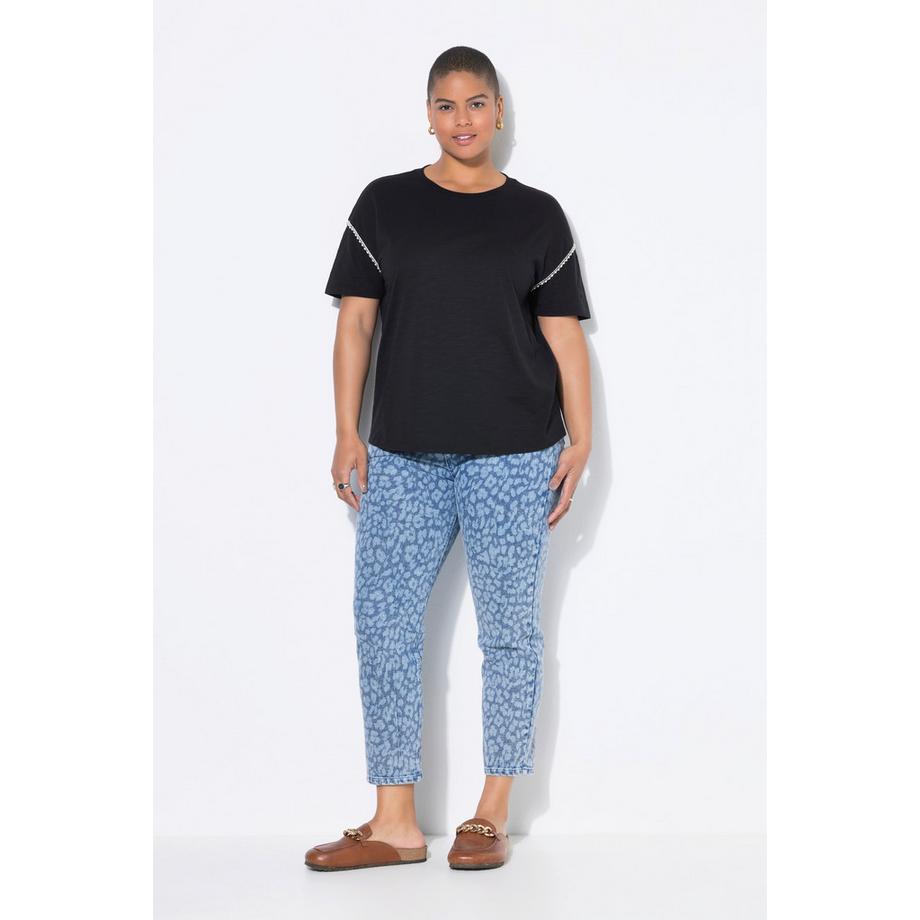 Studio Untold T-shirt coupe Classic Shape avec bordure fantaisie  