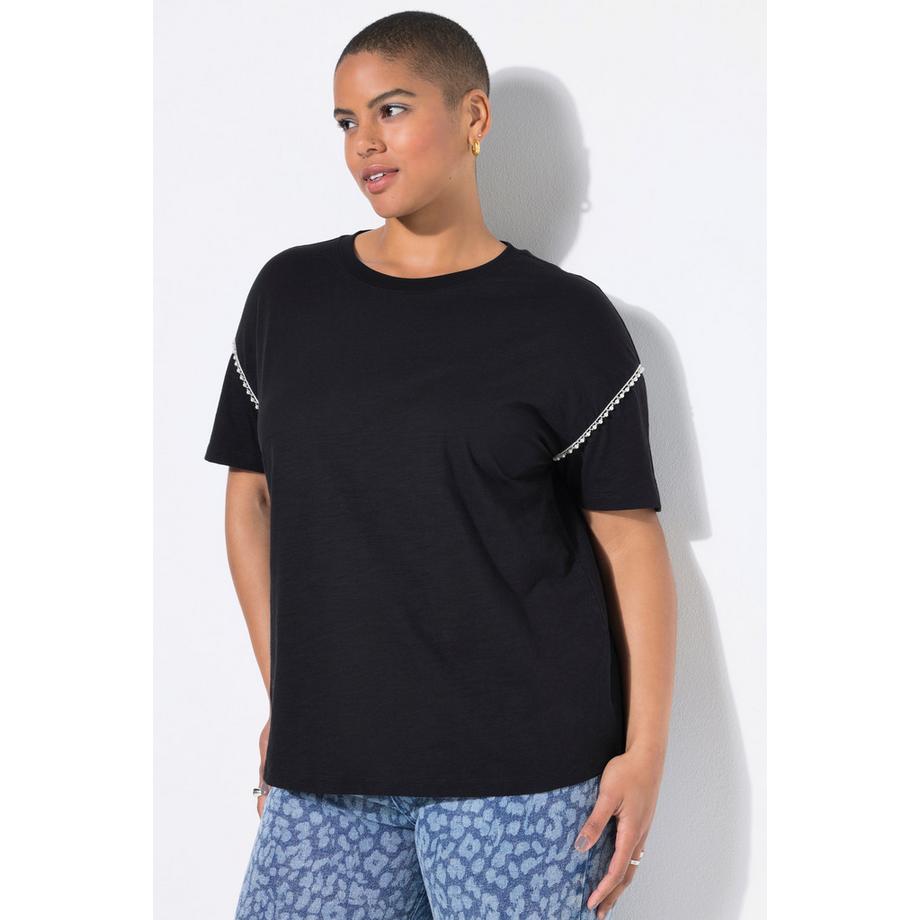 Studio Untold T-shirt coupe Classic Shape avec bordure fantaisie  