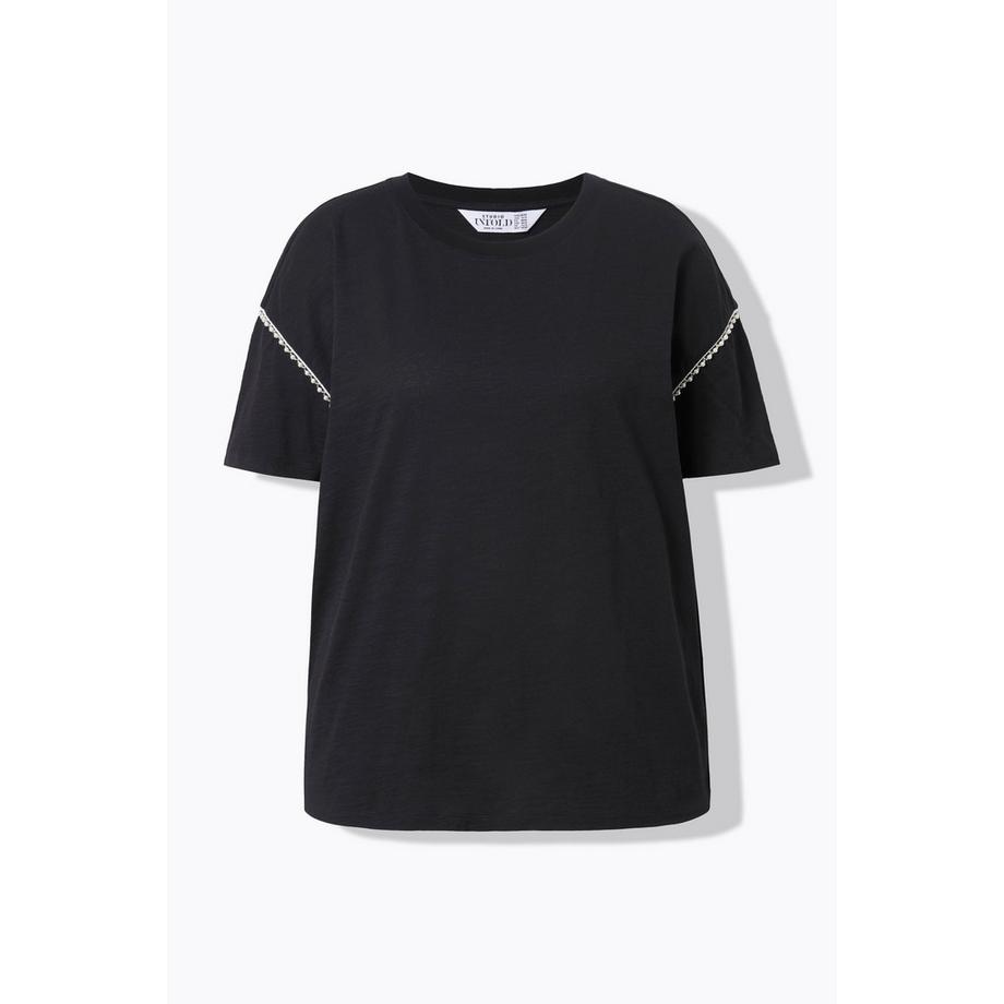 Studio Untold T-shirt coupe Classic Shape avec bordure fantaisie  