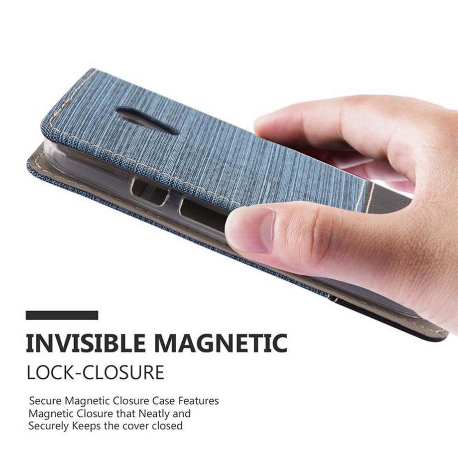 Cadorabo  Hülle für Motorola MOTO G2 Magnetverschluss, Kartenfach 