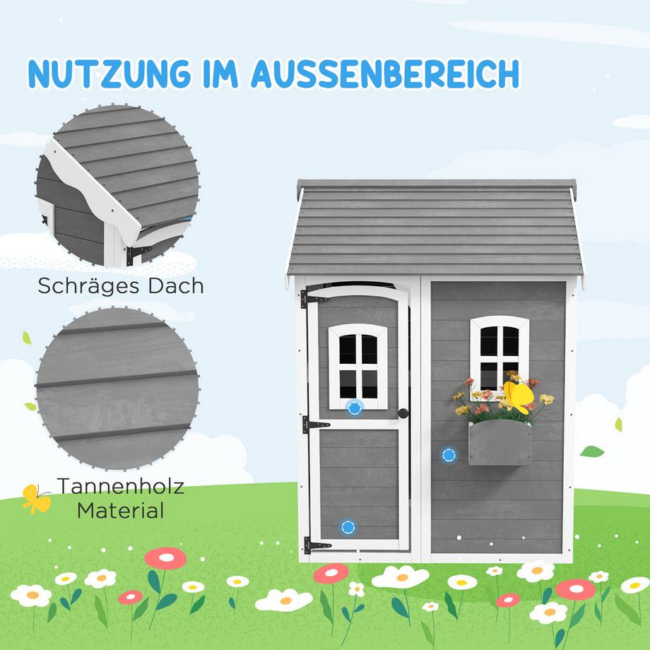 Outsunny Kinderspielhaus  