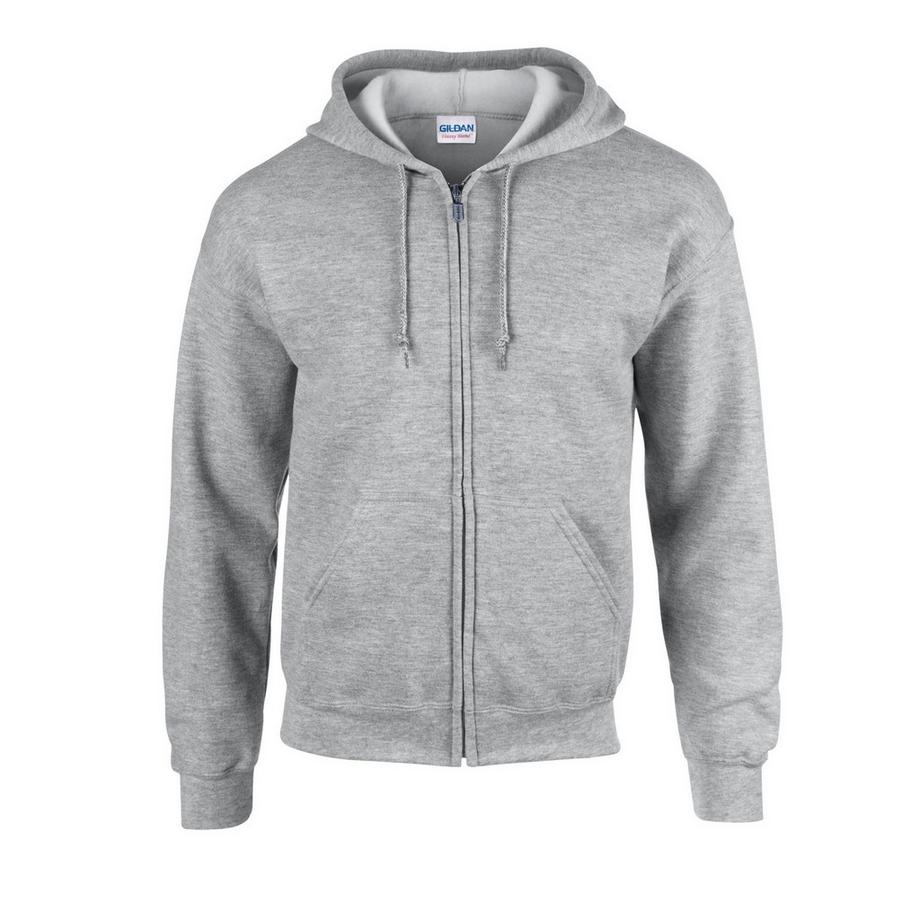Hoodie mit durchgehendem Reißverschluss Durchgehender Reißverschluss