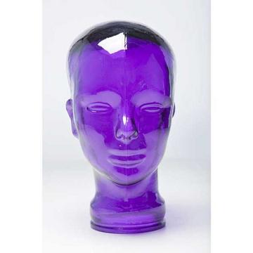 Support casque transparent assorti