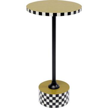 Beistelltisch Domero Checkers olive rund 25