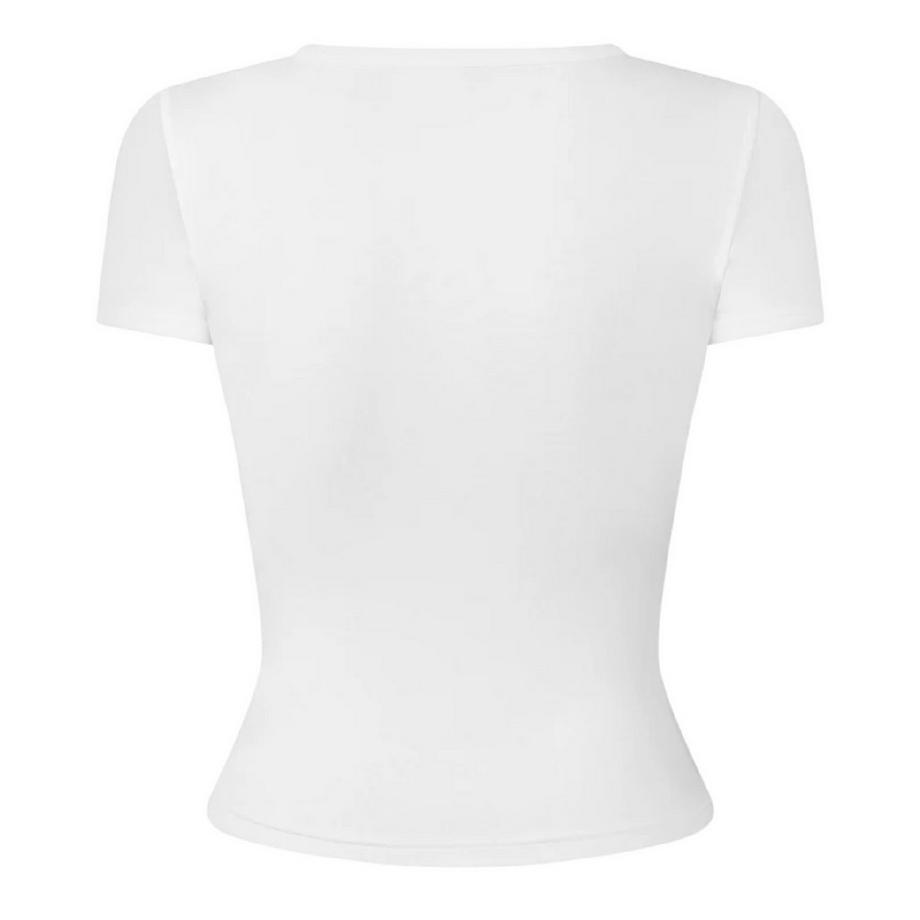 DIESEL Gekürztes Enganliegendes T-Shirt  