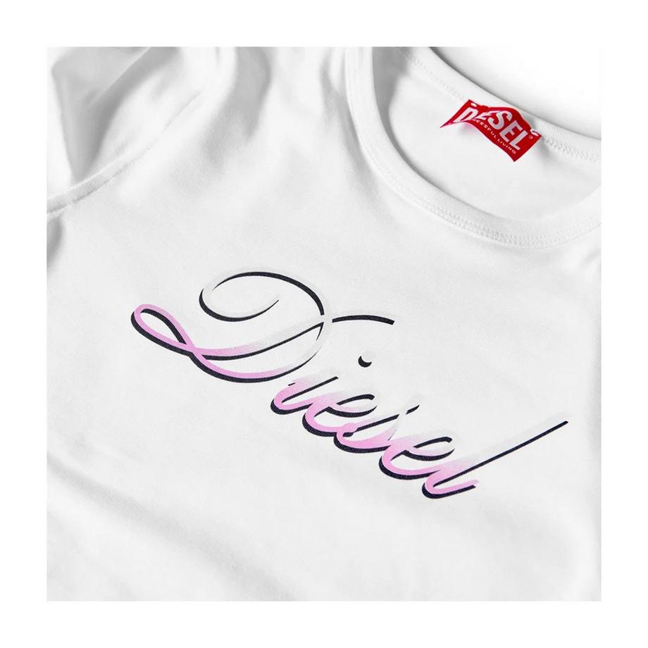 DIESEL Gekürztes Enganliegendes T-Shirt  