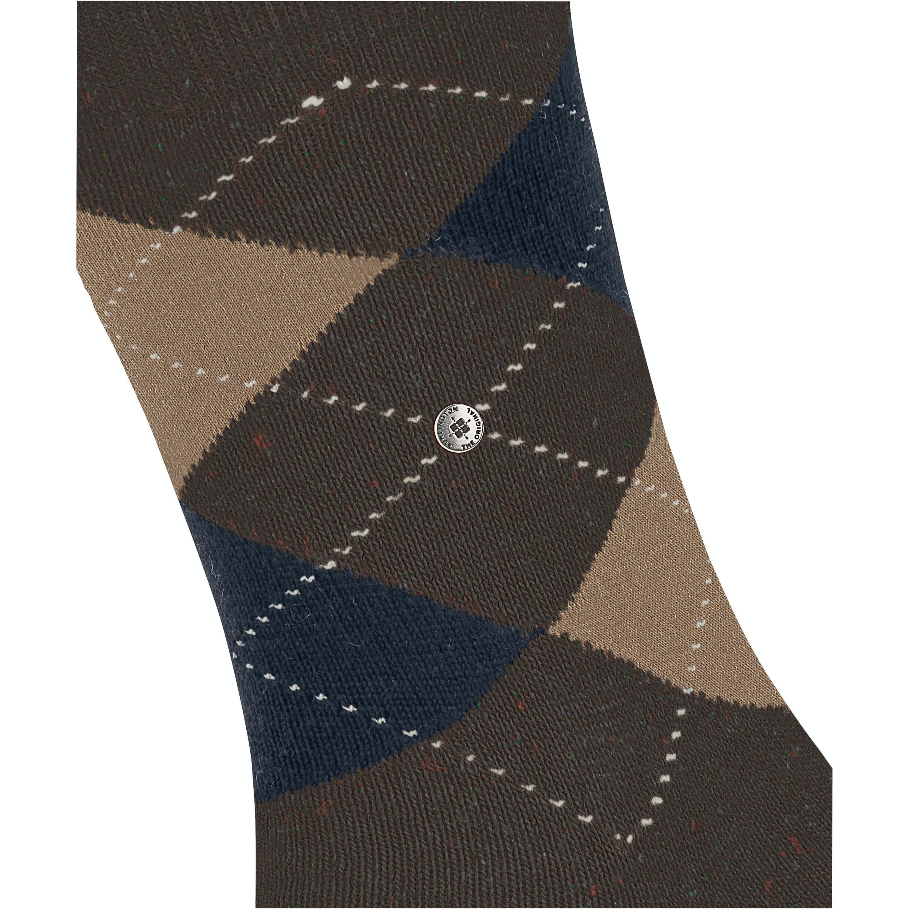 Burlington Dundee Rautenmuster Socken  