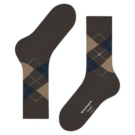 Burlington Dundee Rautenmuster Socken  