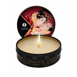 Shunga  Bougie de massage Shunga vin de fraise 30ml 