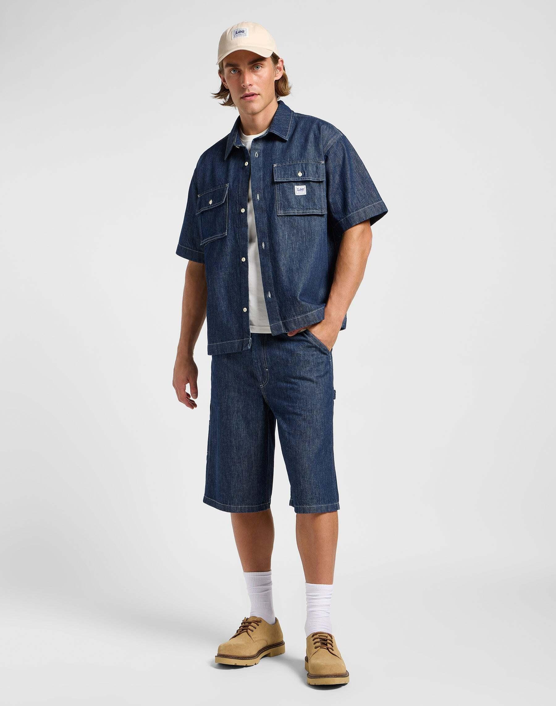 Lee Denim Kurzarm Workwear Hemd  
