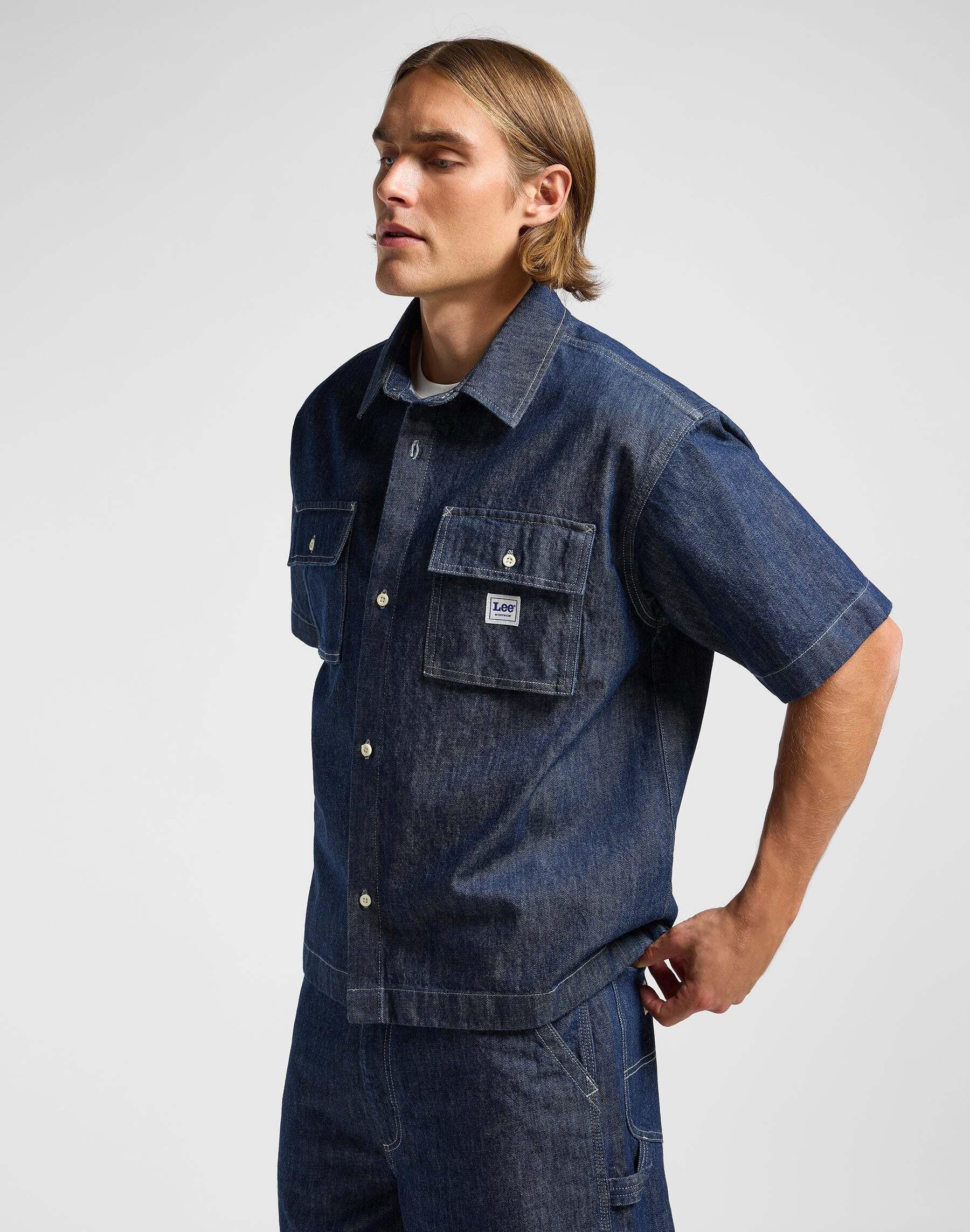 Lee Denim Kurzarm Workwear Hemd  