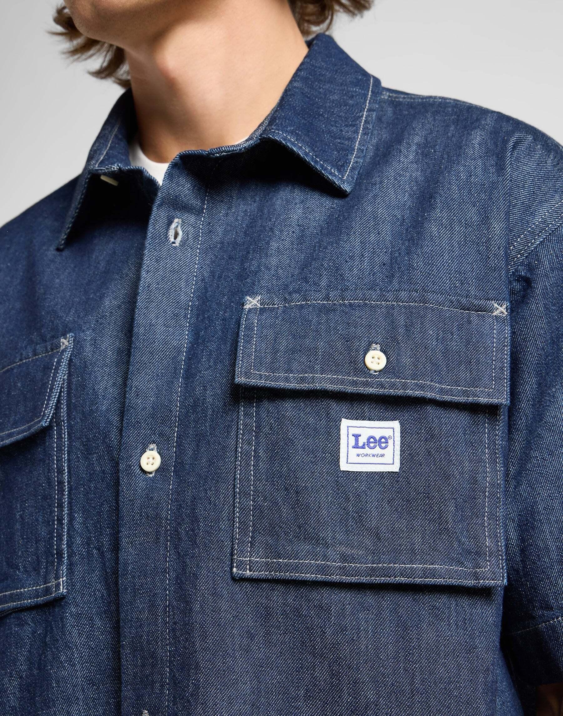 Lee Denim Kurzarm Workwear Hemd  