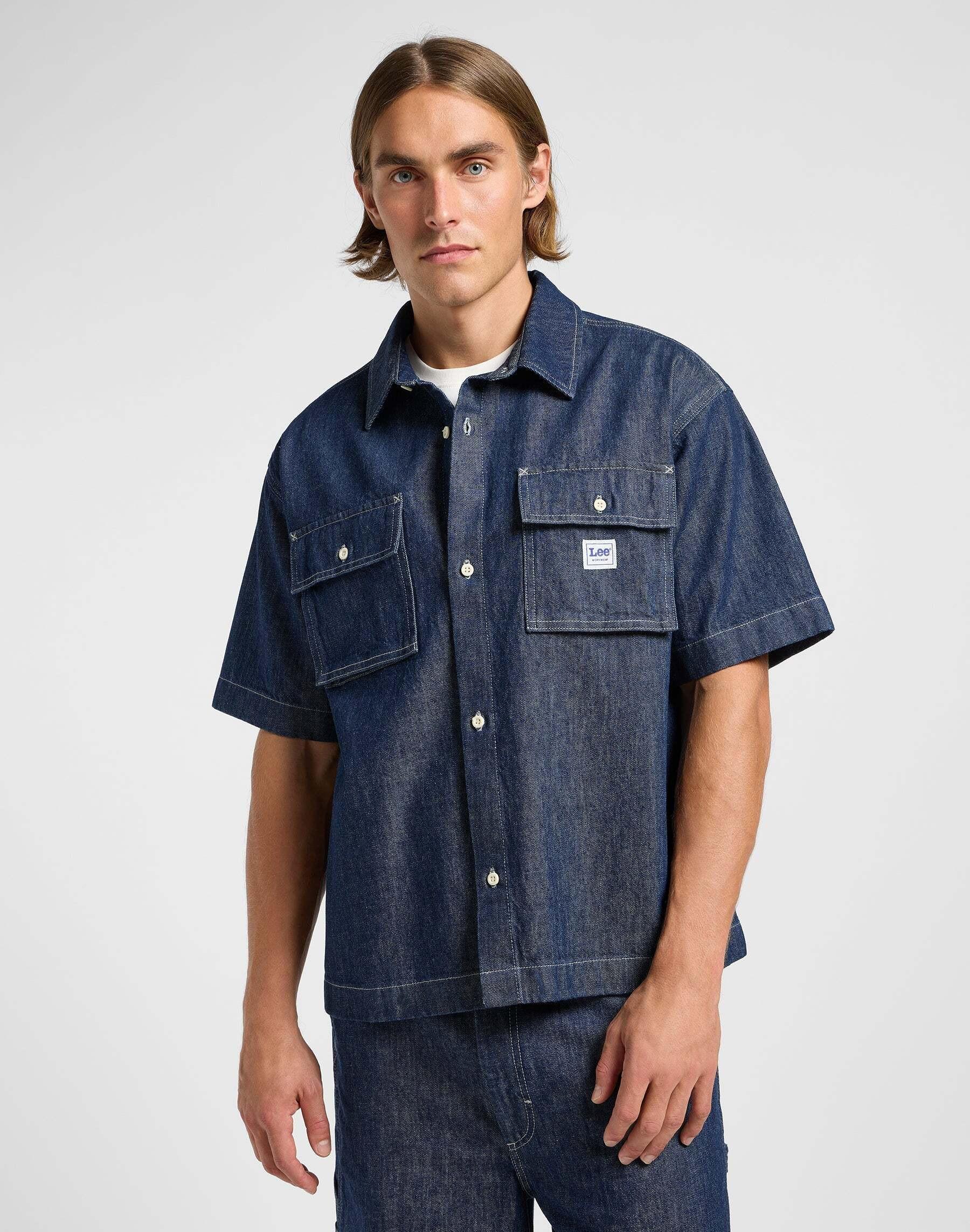 Lee Denim Kurzarm Workwear Hemd  