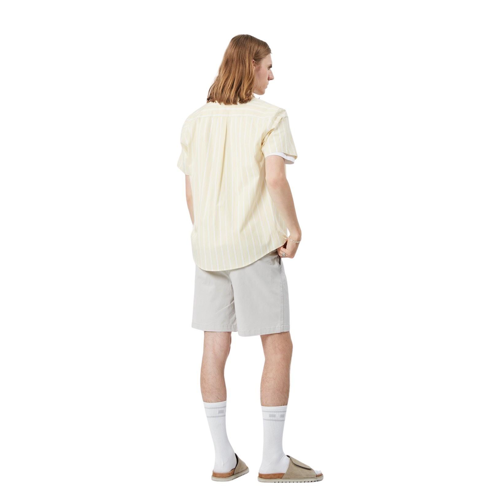 minimum Eric Camicia Rigata Maniche Corte  