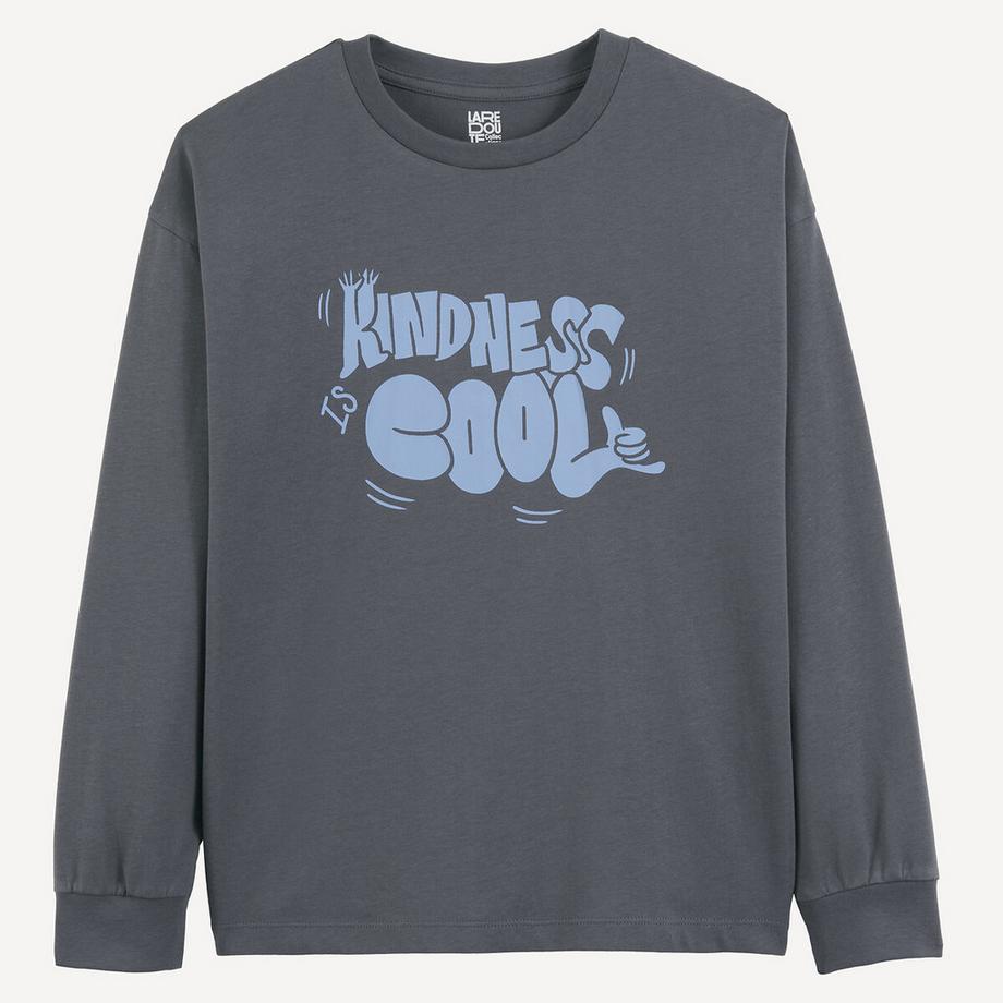 La Redoute Collections  Langarmshirt mit Messageprint 