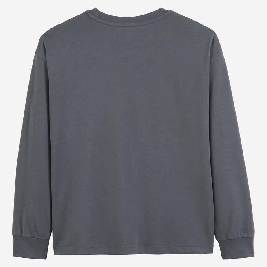 La Redoute Collections  Langarmshirt mit Messageprint 