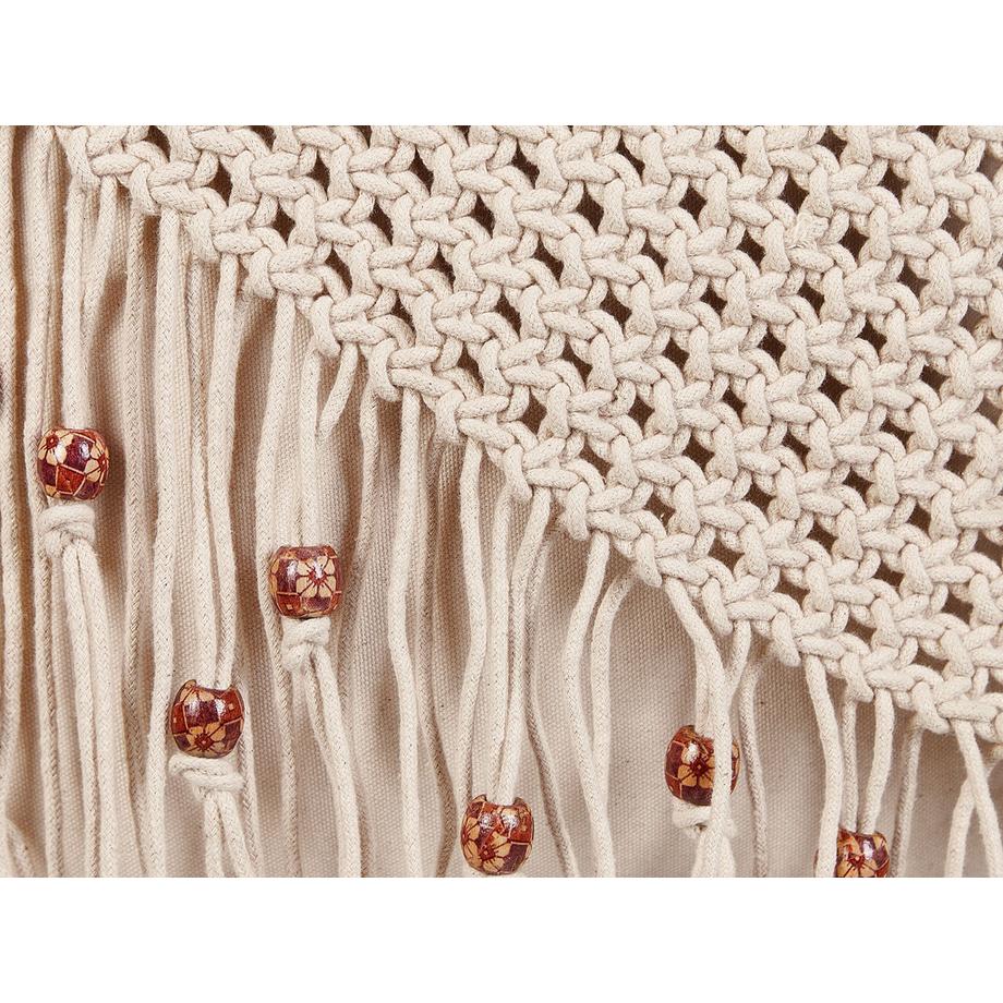 Beliani Pouf en Coton Boho DANDAI  