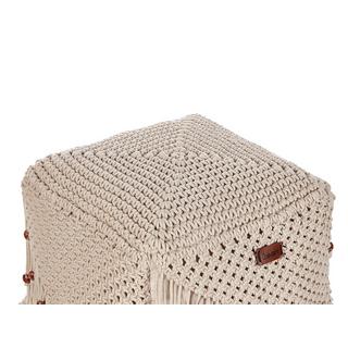 Beliani Pouf en Coton Boho DANDAI  