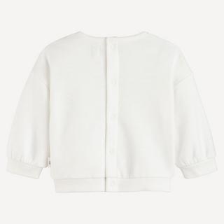 La Redoute Collections  Sweatshirt mit Rundhalsausschnitt und Löwen-Print 