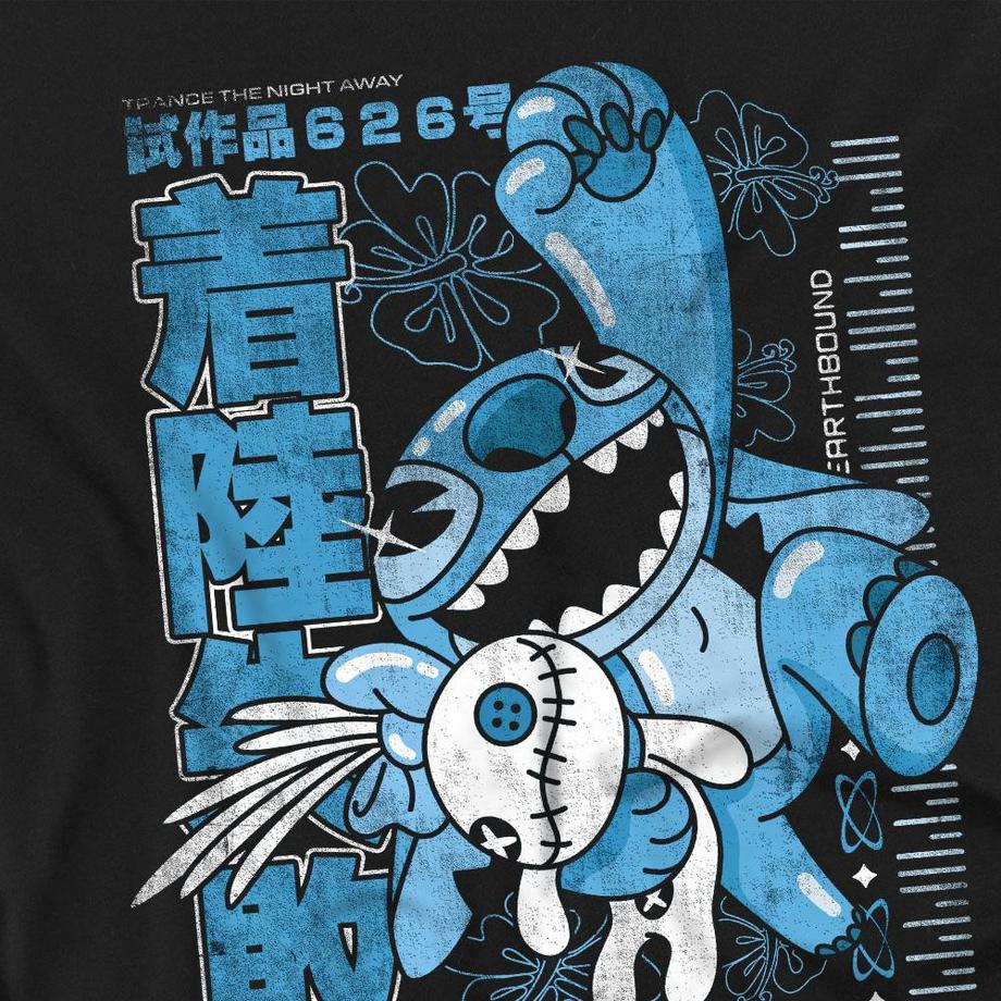 Lilo & Stitch T-Shirt Manches Longues Manga Jump  