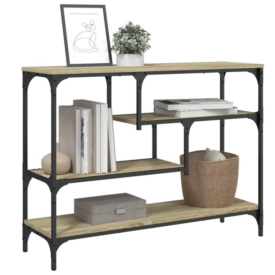 VidaXL Table console bois d'ingénierie  