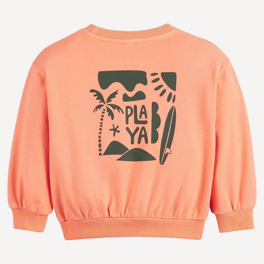 La Redoute Collections  Sweatshirt mit rundem Ausschnitt und Aufdruck hinten 