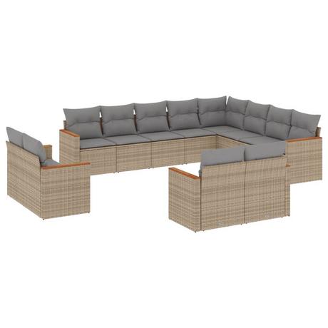 VidaXL Garten sofagarnitur poly-rattan  