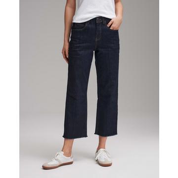 Wide Cropped Jeans Momito Droit