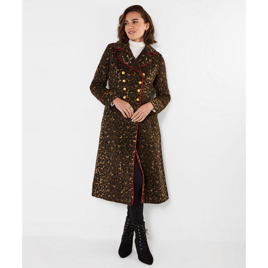 Joe Browns Long Manteau Léopard Remarquable  