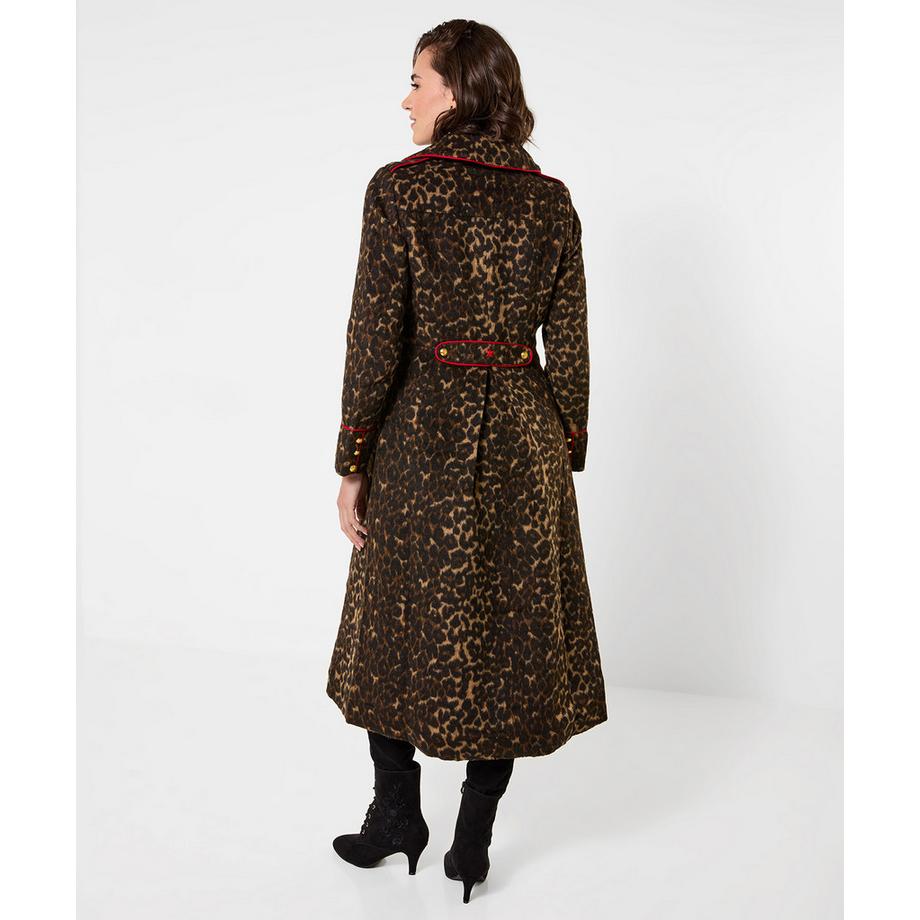 Joe Browns Long Manteau Léopard Remarquable  