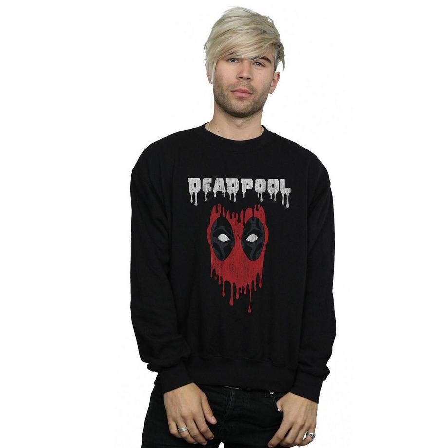 MARVEL Deadpool Melted Logo Sweatshirt  