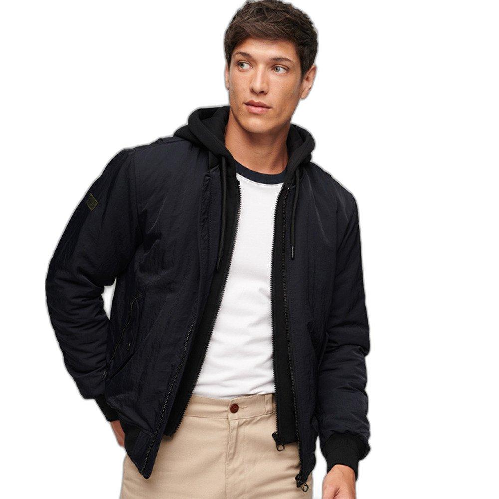 Superdry  kapuzenjacke military ma1 