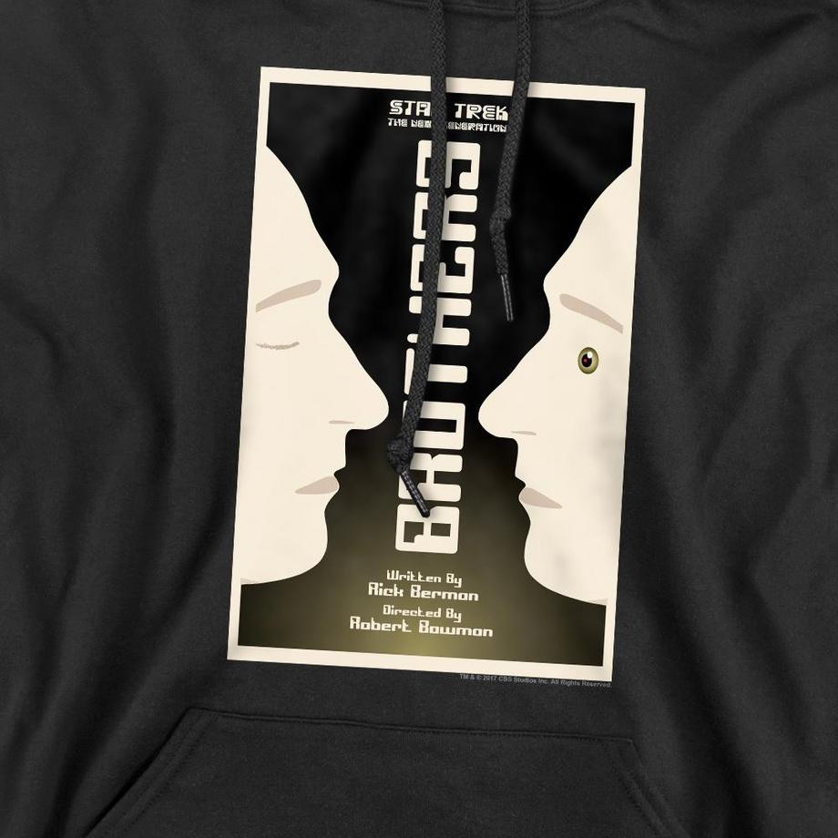 Star Trek The Next Generation Season 4 Episode 3 Felpa con cappuccio  